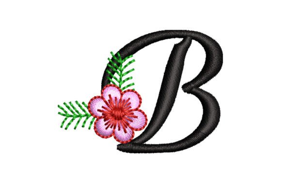 Floral Letter B