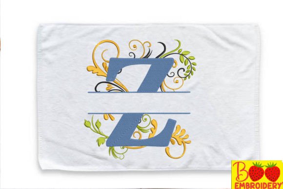 Floral Letter Z