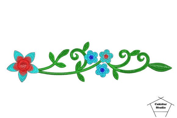 Four Blooming Flowers